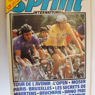 SPRINT INTERNATIONAL 1981 - 10 - N°08 octobre 1981