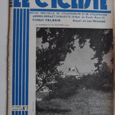 LE CYCLISTE 1939 - N°07