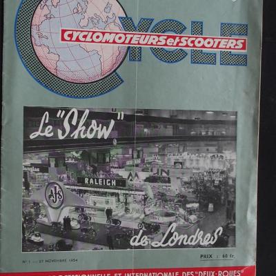 LE CYCLE 1954 - 11 - N°1 Novembre 1954