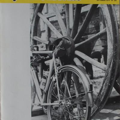 Cyclotourisme 1974 - 09 - N°219 Septembre 1974