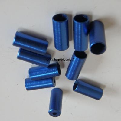 10 x Blue Outer cable Housing Brake Gear Wire Cable cover End Cap NOS