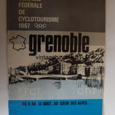 SEMAINE FEDERAL CYCLOTOURISME GRENOBLE 1967