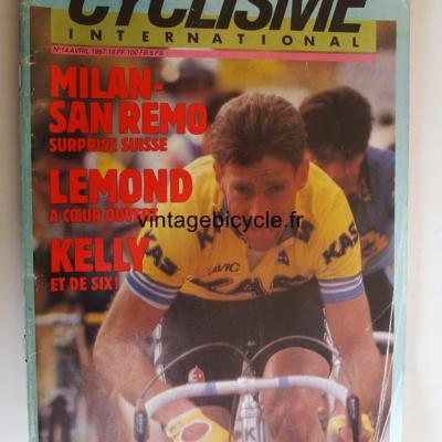 CYCLISME INTERNATIONAL 1987 - 04 - N°14 avril 1987