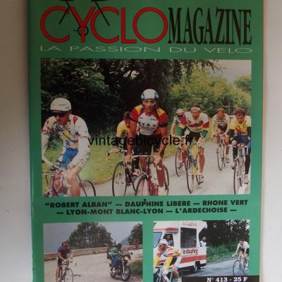 CYCLO MAGAZINE 1992 - 07 - N°413 juillet / aout 1992