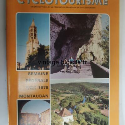 Cyclotourisme 1978 - 07 - N°258 juillet / aout 1978