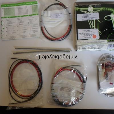 NOKON Low Friction derailleur Cable System. Road Bike Cycling Housing NOS Red for Campagnolo