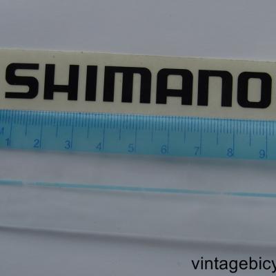 SHIMANO NOIR Autocollants NOS