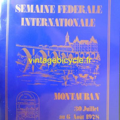 SEMAINE FEDERAL CYCLOTOURISME MONTAUBAN 1978