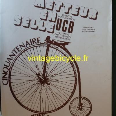 LE METTEUR EN SELLE - UC BERGERAC CINQUANTENAIRE 1936-1986