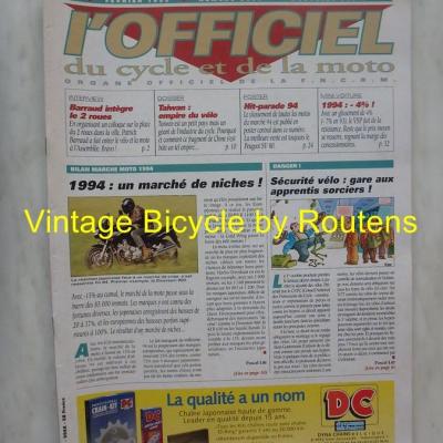 L'OFFICIEL du cycle et de la moto 1995 - 02 - N°3600 Fevrier 1995