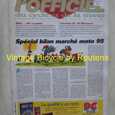L'OFFICIEL du cycle et de la moto 1996 - 02 - N°3611 Fevrier 1996