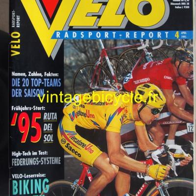 VELO RADSPORT 1995 - 04 - N°4 avril 1995
