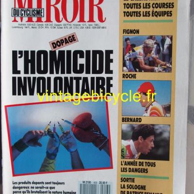 MIROIR DU CYCLISME 1988 - 02 - N°403 fevrier 1988