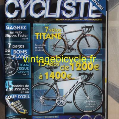 L'ACHETEUR CYCLISTE 2003 - 04 - N°1 Avril 2003
