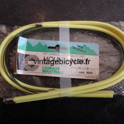 CASIRAGHI Corsa Hi Tech MTB Bicycle Derailleur Cables & Housing NOS fluorescent yellow