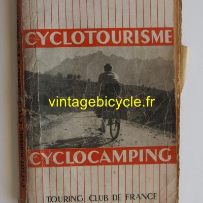 CYCLOTOURISME CYCLOCAMPING 1952 - R.J. De Marolles