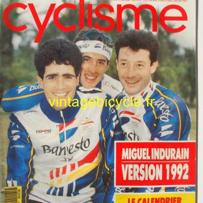 MIROIR DU CYCLISME 1992 - 02 - N°452 fevrier 1992