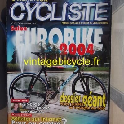 L'ACHETEUR CYCLISTE 2004 - 10 - N°16 octobre 2004