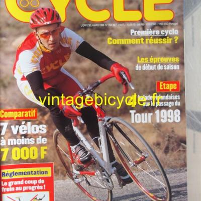 LE CYCLE l'officiel 1998 - 03 - N°254 mars 1998