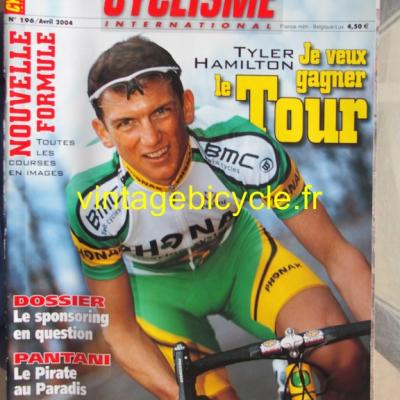 CYCLISME INTERNATIONAL 2004 - 04 - N°196 avril 2004