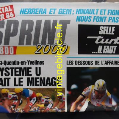 SPRINT 2000 1986 - 06 - N°1 Journal spécial Tour 1986