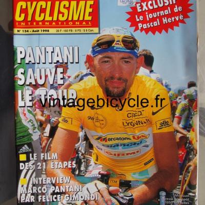 CYCLISME INTERNATIONAL 1998 - 08 - N°154 aout 1998