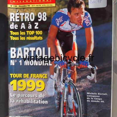 CYCLISME INTERNATIONAL 1998 - 12 - N°158 decembre 1998