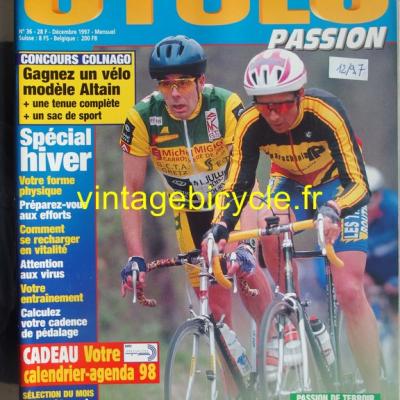 CYCLO PASSION 1997 - 12 - N°36 decembre 1997