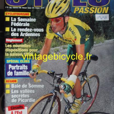 CYCLO PASSION 1998 - 09 - N°45 septembre 1998