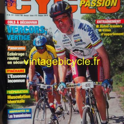 CYCLO PASSION 1998 - 10 - N°46 octobre 1998