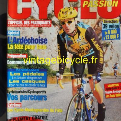 CYCLO PASSION 2001 - 03 - N°76 mars 2001