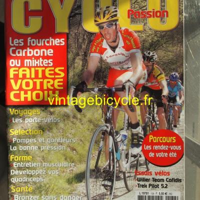 CYCLO PASSION 2005 - 07 - N°138 juillet / aout 2005