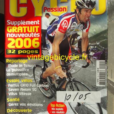 CYCLO PASSION 2005 - 10 - N°142 octobre 2005