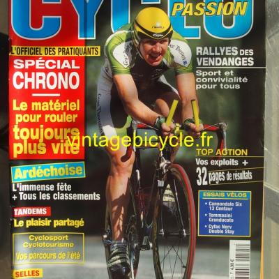 CYCLO PASSION 2004 - 08 - N°125 aout 2004