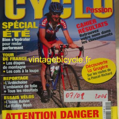 CYCLO PASSION 2006 - 07 - N°151 juillet / aout 2006