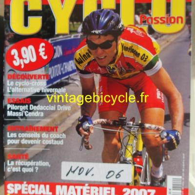 CYCLO PASSION 2006 - 11 - N°154 novembre 2006