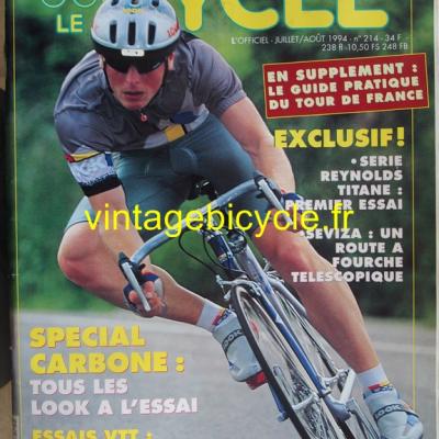 LE CYCLE l'officiel 1994 - 07 - N°214 juillet / aout 1994