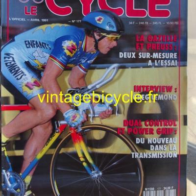 LE CYCLE l'officiel 1991 - 04 - N°177 avril 1991