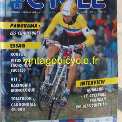 LE CYCLE l'officiel 1991 - 02 - N°175 fevrier 1991