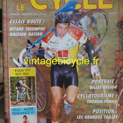 LE CYCLE l'officiel 1990 - 12 - N°173 decembre 1990