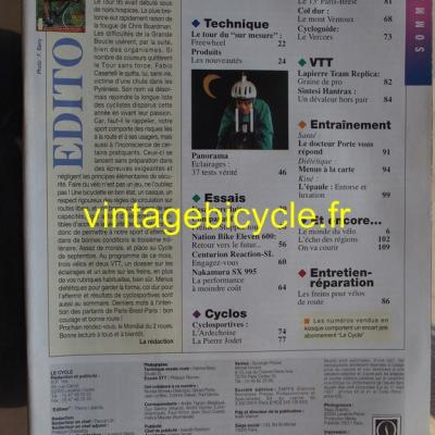 LE CYCLE l'officiel 1995 - 09 - N°226 septembre 1995
