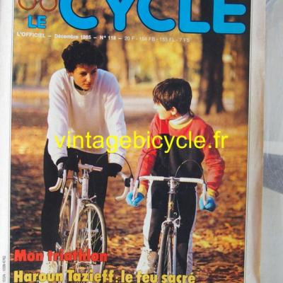 LE CYCLE l'officiel 1985 - 12 - N°118 decembre 1985