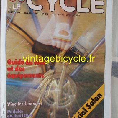 LE CYCLE l'officiel 1985 - 10 - N°116 octobre 1985