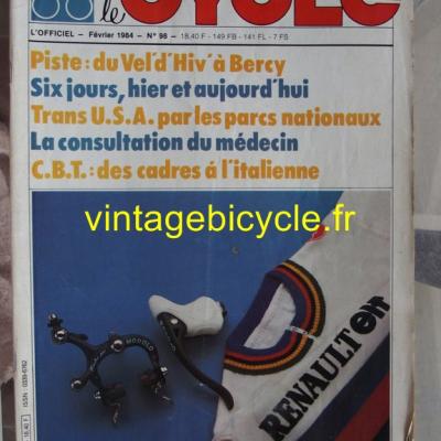 LE CYCLE l'officiel 1984 - 02 - N°98 fevrier 1984