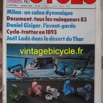 LE CYCLE l'officiel 1984 - 01 - N°97 janvier 1984