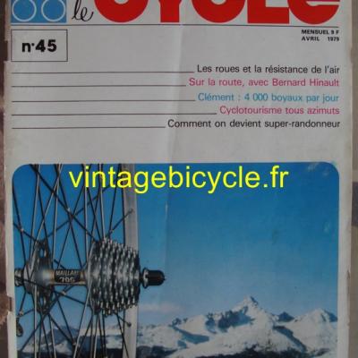 LE CYCLE l'officiel 1979 - 04 - N°45 avril 1979