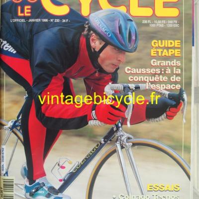 LE CYCLE l'officiel 1996 - 01 - N°230 janvier 1996
