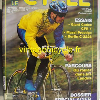 LE CYCLE l'officiel 1996 - 03 - N°232 mars 1996