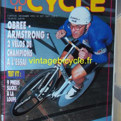 LE CYCLE l'officiel 1993 - 12 - N°207 decembre 1993