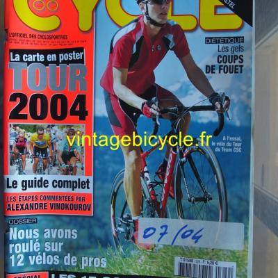 LE CYCLE l'officiel 2004 - 07 - N°329 juillet 2004